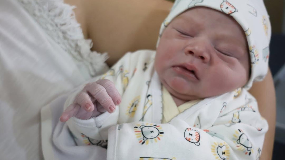 Demian es el primer bebé del 2025 Demian es el primer bebé del 2025