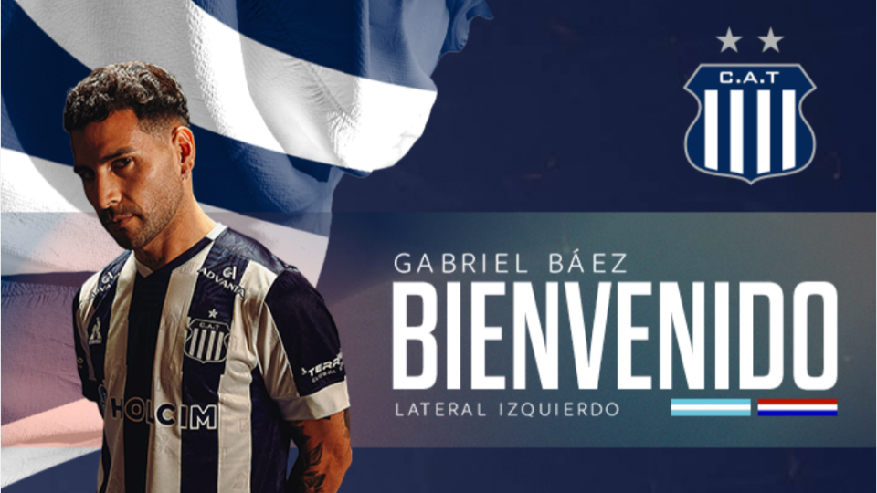 Gabriel Báez es la nueva incorporación de Talleres de Córdoba Gabriel Báez es la nueva incorporación de Talleres de Córdoba