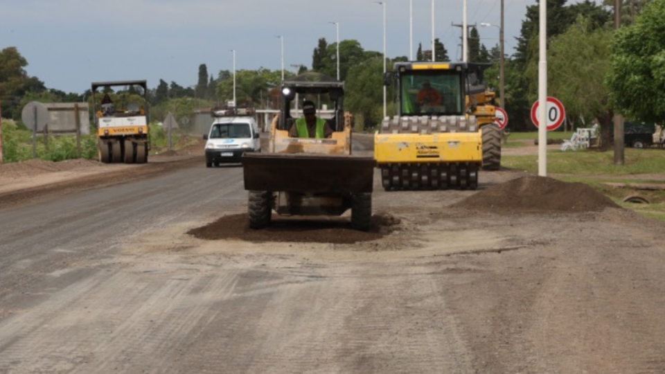 Se reanudó la repavimentación de la Ruta 191