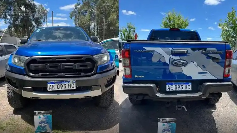 Policía Vial San Pedro recuperó una camioneta robada al piloto De Tezanos