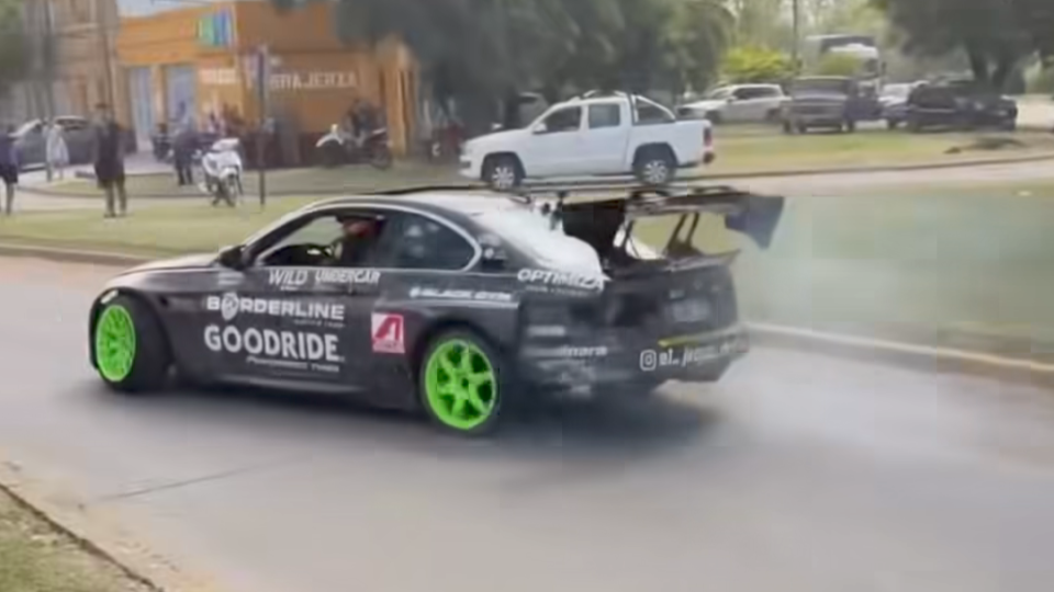 El talentoso “Jeque del drifter” pasó por San Pedro 